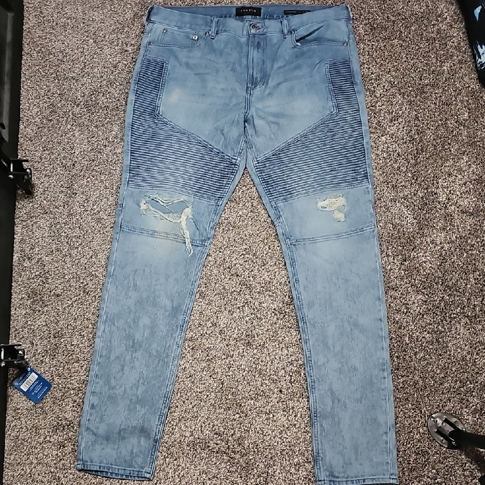 Pacsun Stacked Skinny Men's Light Blue Jeans 36x32